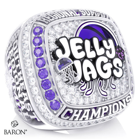 Cheer Athletics Jelly Jags 2026 Championship Ring - Design 1.2