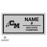 Cheyenne Mountain High School Boys Lacrosse 2026 Championship Black LED Ring Box