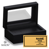 Citrus Bowl Officials 2025 Championship Black Standard Window Ring Box