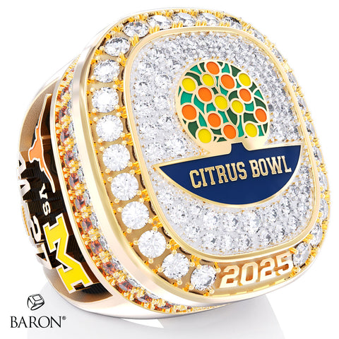 Citrus Bowl Officials 2025 Championship Ring - Design 1.4