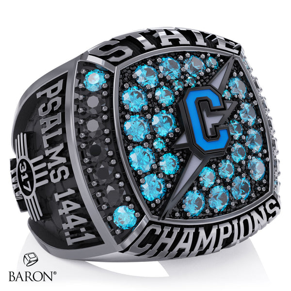 Cleveland High School Boys Wrestling 2026 Championship Ring - Design 1.5