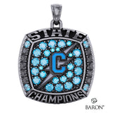 Cleveland High School Boys Wrestling 2026 Championship Ring Top Pendant - Design 1.6