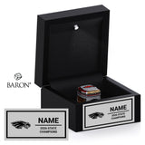 Clifton-Clyde High School Track & Field 2026 Championship Black LED Ring Box