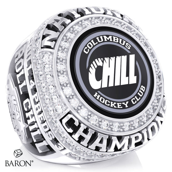 Columbus Chill Boys Hockey 2026 Championship Ring - Design 2.7