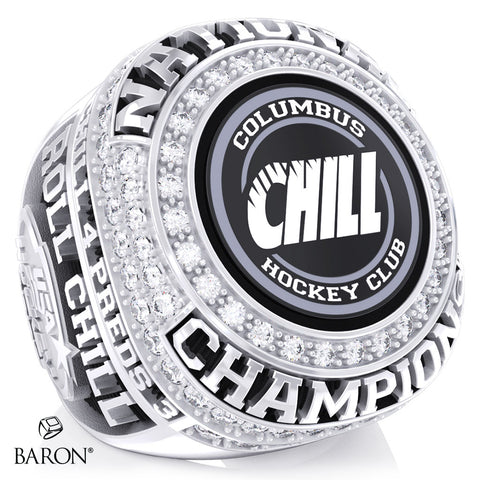 Columbus Chill Boys Hockey 2026 Championship Ring - Design 2.7