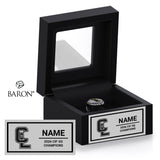 Crean Lutheran Boys Golf 2026 Championship Black Window Ring Box