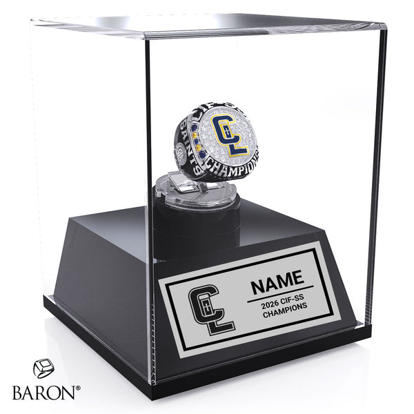 Crean Lutheran Boys Golf 2026 Championship Display Case