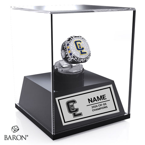 Crean Lutheran Boys Golf 2026 Championship Display Case