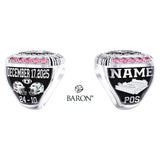 Cure Bowl Officials 2025 Championship Ring - Design 1.4