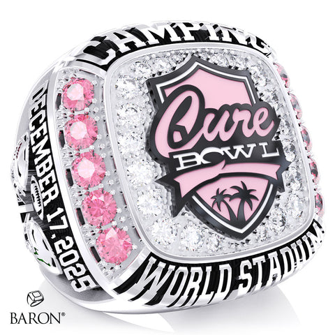 Cure Bowl Officials 2025 Championship Ring - Design 1.4