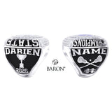 Darien High School Boys Lacrosse 2026 Championship Ring - Design 2.1