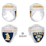 Detroit Country Day School Women's Soccer 2026 Championship Ring - Design 1.1