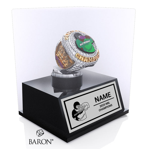 WTBD 2025 NBL Championship Display Case