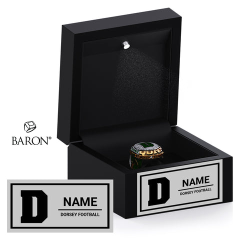 Dorsey Football DDP Legacy Black LED Ring Box
