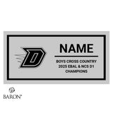Dublin High School Boys Cross Country 2025 Championship Black Standard Window Ring Box