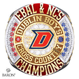Dublin High School Boys Cross Country 2025 Championship Ring - Design 2.1