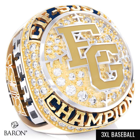 Elk Grove High School 3XL Baseball 2026 Championship Ring - Design 1.2