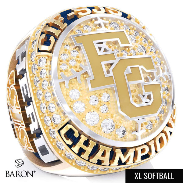 Elk Grove High School XL Softball 2026 Championship Ring - Design 1.3