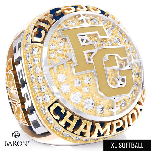 Elk Grove High School XL Softball 2026 Championship Ring - Design 1.3
