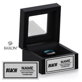 Emerald Coast Cheer Beachi 2026 Championship Black Window Ring Box
