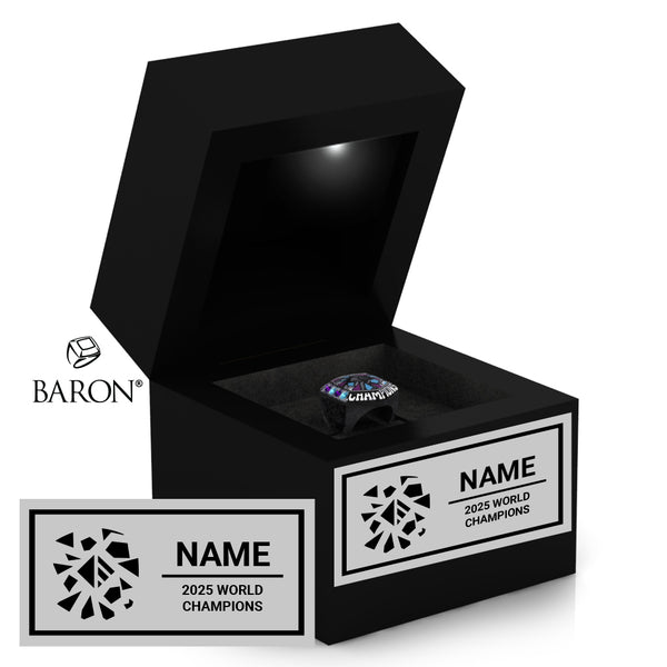 Ethereal Winds Band 2025 Championship Black LED Ring Box