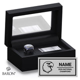 Exeter Township Senior Cheer PIAA 2026 Championship Black Standard Window Ring Box