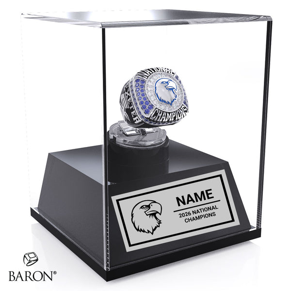 Exeter Township Senior Cheer PIAA 2026 Championship Display Case