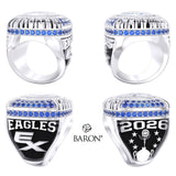 Exeter Township Senior Cheer PIAA 2026 Championship Ring - Design 1.6