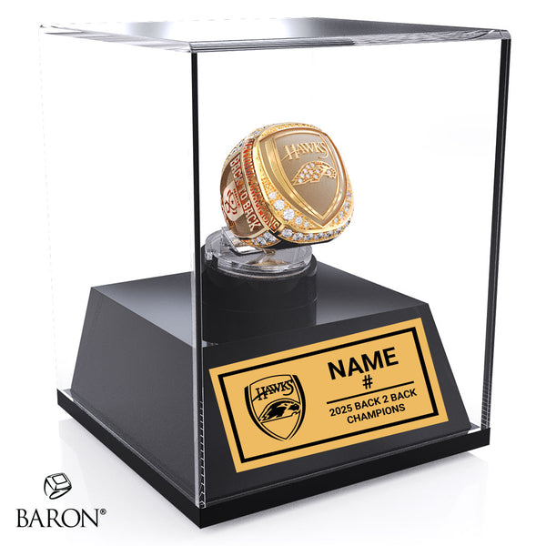 FHE Hawks Soccer 2025 Championship Display Case