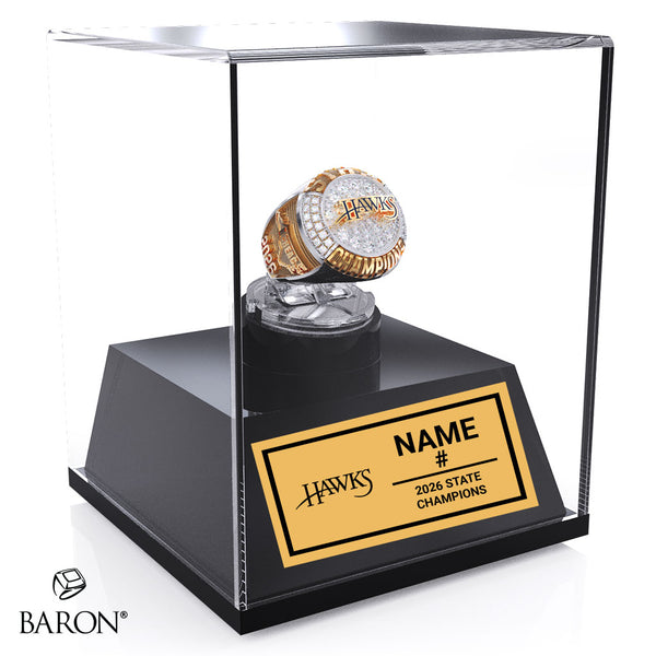 FHE Hawks Soccer 2026 Championship Display Case