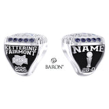 Fairmont High School Girls Basketbal 2026 Championship Ring - Design 1.5