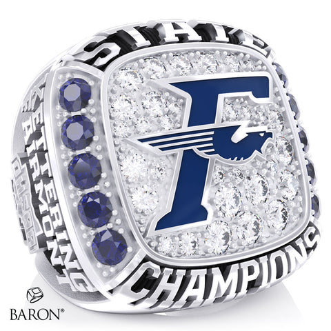 Fairmont High School Girls Basketbal 2026 Championship Ring - Design 1.5