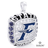 Fairmont High School Girls Basketbal 2026 Championship Ring Top Pendant  - Design 1.6