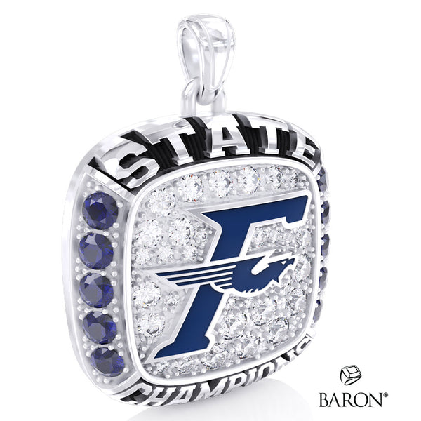 Fairmont High School Girls Basketbal 2026 Championship Ring Top Pendant  - Design 1.6