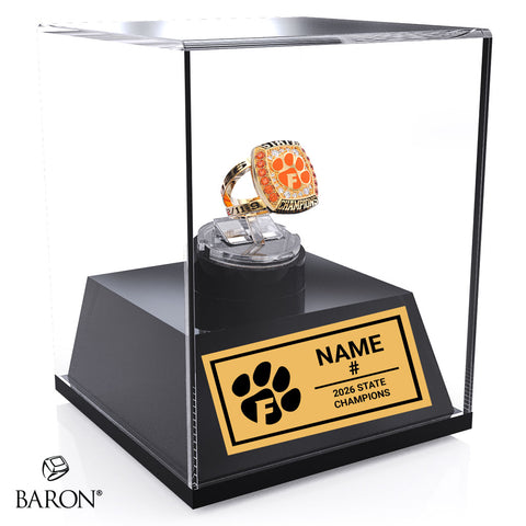 Fallston High School Girls Lacrosse 2026 Championship Display Case