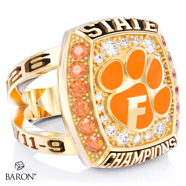 Fallston High School Girls Lacrosse 2026 Championship Ring - Design 4.1