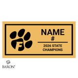 Fallston High School Girls Lacrosse 2026 Championship Display Case