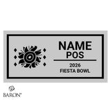 Fiesta Bowl Officials 2026 Championship Black Window Ring Box