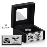 First Responders Bowl Officials 2025 Championship Black Window Ring Box