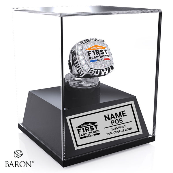 First Responders Bowl Officials 2025 Championship Display Case