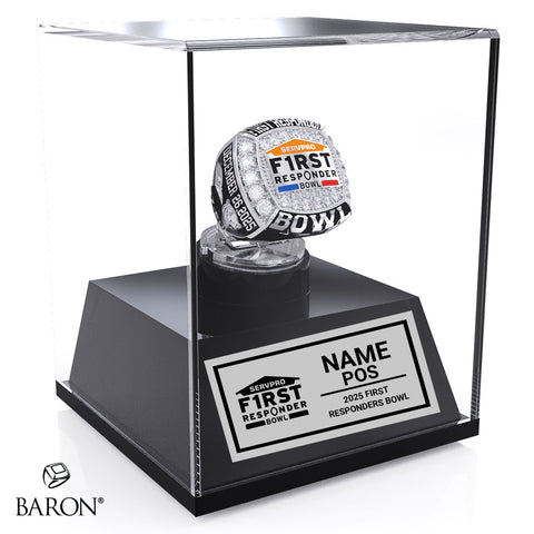 First Responders Bowl Officials 2025 Championship Display Case