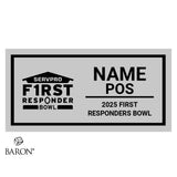 First Responders Bowl Officials 2025 Championship Black Standard Window Ring Box