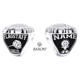 Flagstaff High School Girls Beach Volleyball 2026 Championship Ring - Design 1.3