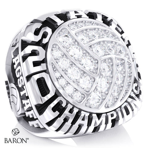Flagstaff High School Girls Beach Volleyball 2026 Championship Ring - Design 1.3