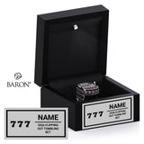 Flipping Out Tumbling 2026 BET Championship Black LED Ring Box