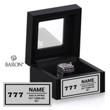 Flipping Out Tumbling 2026 BET Championship Black Window Ring Box