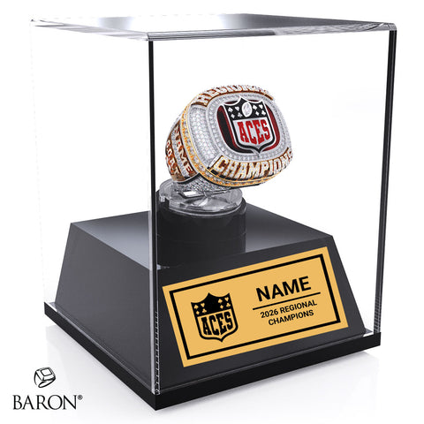 Flipping Out Tumbling Aces 2026 Championship Display Case