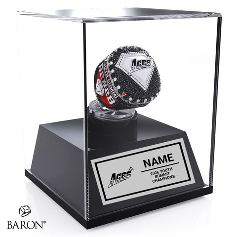 Florida Top Dog Allstars Aces Cheer 2026 Championship Display Case