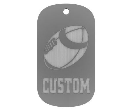 Championship Dog Tag - Football