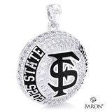Fort Sumner High School Football 2025 Championship Ring Top Pendant - Design 4.7